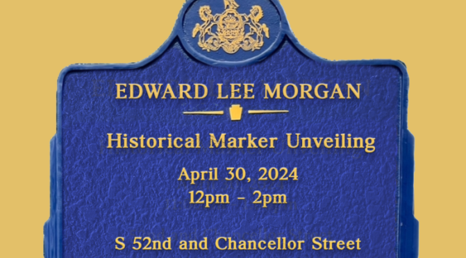 <strong>Lee Morgan Marker Unveiling</strong>